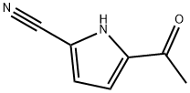 Pyrrole-2-carbonitrile, 5-acetyl- (6CI,8CI) Structure