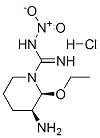 (2S,3S)-3-AMINO-2-ETHOXY-N-NITROPIPERIDINE-1-CARBOXAMIDINE HYDROCHLORIDE,180250-77-5,结构式