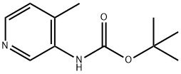 3-(BOC-AMINO)-4-PICOLINE Struktur