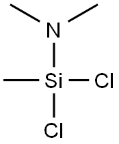 ジメチルアミノ(メチル)ジクロロシラン 化学構造式
