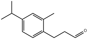 Benzenepropanal, 2-Methyl-4-(1-Methylethyl)- Structure