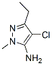 180303-03-1 1H-Pyrazol-5-amine,  4-chloro-3-ethyl-1-methyl-