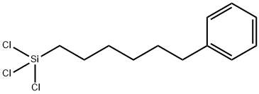 6-苯基己基三氯硅烷, 18035-33-1, 结构式