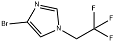 4-Bromo-1-(2,2,2-trifluoroethyl)-1H-imidazole Struktur