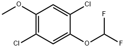 2,5-Dichloro-4-(difluoromethoxy)anisole Structure