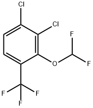 3,4-Dichloro-2-(difluoromethoxy)benzotrifluoride 结构式
