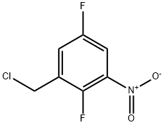 2,5-Difluoro-3-nitrobenzyl chloride 结构式