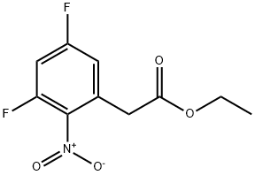 Ethyl 3,5-difluoro-2-nitrophenylacetate Struktur