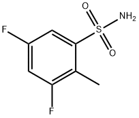 3,5-Difluoro-2-methylbenzenesulfonamide Structure