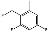 2,4-Difluoro-6-methylbenzyl bromide 结构式