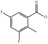 3,5-Difluoro-2-methylbenzoyl chloride Structure