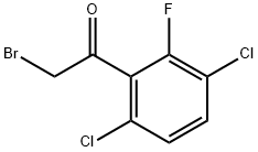 3',6'-Dichloro-2'-fluorophenacyl bromide,1803784-96-4,结构式