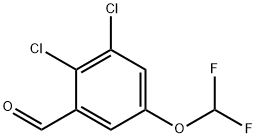 2,3-Dichloro-5-(difluoromethoxy)benzaldehyde Structure