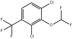 2,4-Dichloro-3-(difluoromethoxy)benzotrifluoride,1803788-83-1,结构式