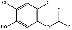 2,4-Dichloro-5-(difluoromethoxy)phenol Structure