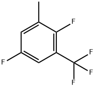 2,5-Difluoro-3-methylbenzotrifluoride 化学構造式