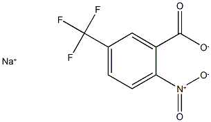 Sodium 2-nitro-5-(trifluoromethyl)benzoate Struktur