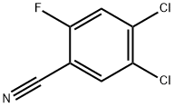 2-氟-4,5-二氯苯腈, 1803807-05-7, 结构式