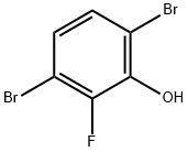 3,6-Dibromo-2-fluorophenol Structure