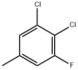 3,4-Dichloro-5-fluorotoluene Structure