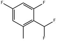 2,4-Difluoro-6-methylbenzodifluoride Structure