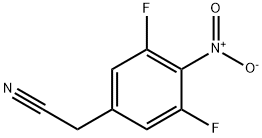 3,5-Difluoro-4-nitrophenylacetonitrile Structure
