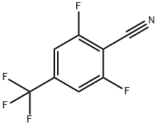 2,6-Difluoro-4-(trifluoromethyl)benzonitrile Struktur