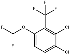 2,3-Dichloro-6-(difluoromethoxy)benzotrifluoride Structure