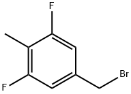3,5-Difluoro-4-methylbenzyl bromide Struktur