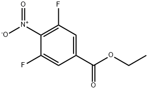 Ethyl 3,5-difluoro-4-nitrobenzoate Structure