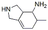 1H-Isoindol-4-amine,  2,3,3a,4,5,6-hexahydro-5-methyl- Struktur