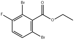 Ethyl 2,6-dibromo-3-fluorobenzoate Structure