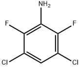3,5-Dichloro-2,6-difluoroaniline Struktur