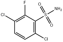 3,6-Dichloro-2-fluorobenzenesulfonamide Structure