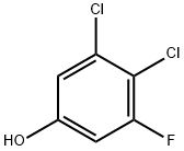 3,4-Dichloro-5-fluorophenol Structure