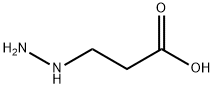 3-ヒドラジニルプロパン酸 化学構造式