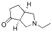 Cyclopenta[c]pyrrol-4(1H)-one, 2-ethylhexahydro-, cis- (9CI) 化学構造式