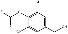 3,5-Dichloro-4-(difluoromethoxy)benzyl alcohol Struktur