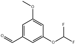 3-Difluoromethoxy-5-methoxybenzaldehyde Structure