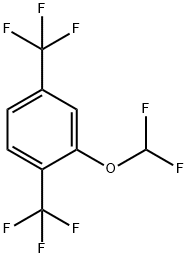 2,5-Bis(trifluoromethyl)(difluoromethoxy)benzene,1804892-26-9,结构式