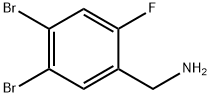 4,5-Dibromo-2-fluorobenzylamine Structure