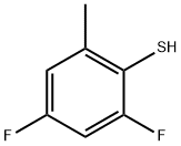 2,4-Difluoro-6-(methyl)thiophenol 结构式