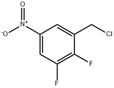 2,3-Difluoro-5-nitrobenzyl chloride Structure