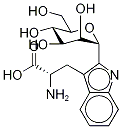 2-(α-D-Mannopyranosyl)-L-tryptophan 化学構造式