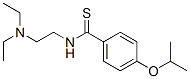 N-[2-(Diethylamino)ethyl]-p-isopropoxythiobenzamide 结构式