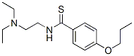 N-[2-(Diethylamino)ethyl]-p-propoxythiobenzamide Structure