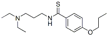 N-[3-(Diethylamino)propyl]-p-propoxythiobenzamide Structure