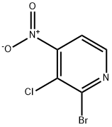 2-Bromo-3-chloro-4-nitropyridine Structure