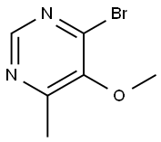 Pyrimidine, 4-bromo-5-methoxy-6-methyl- Struktur