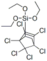 1,2,3,4,7,7-HEXACHLORO-6-TRIETHOXYSILYL-2-NORBORNENE Struktur